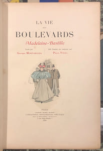 La Vie des boulevards Madeleine-Bastille. 200 dessins en couleurs par Pierre Vidal