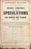 [Canard]. Specimen authentique des infâmes spéculations auxquelles a donné lieu le siège de Paris 1870-1871.. 