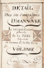 [Guerre de Sept ans. Manuscrit]. Livre des Campagnes d'Hannôvre à commencer de celle de 1757 jusques y compris celle de 1762. Lequel appartient à ...