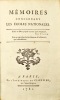 Mémoires concernant les Ecoles Nationales.. THELIS (Claude Antoine comte de).