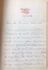 Lettres 1825-1842 suivies de son testament publié par ses fils le comte Paris et le duc de Chartres avec un portrait d’après Alfred de Dreux.. ORLEANS ...