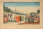 [Entrée de Napoléon à Berlin. 27 octobre 1806]. Les Magistrats et les autorités constituées de Berlin, offrent les Clefs de la Ville au Général de ...