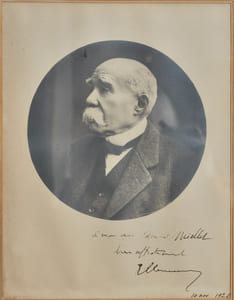 Portrait de Georges Clemenceau.