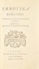 Errotika Biblion.. MIRABEAU (Honoré Gabriel Riquetti, comte de).