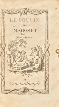 Le Cousin de Mahomet. Orné de Figures.. [FROMAGET (Nicolas)].
