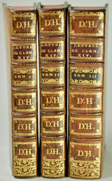 Lettres intéressantes du pape Clément XIV (Ganganelli).. [Caraccioli (Louis-Antoine de)].