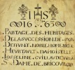 [Bretagne. Saint-Malo. Manuscrit]. Partage des Héritages de la Succession de deffunt Noble homme Nicolas Heurtault Damoiselle Josseline Guillaudeu Sr ...