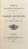 Essais de Bibliographie Contemporaine. I. Charles Baudelaire.. LA FIZELIERE (Albert de) & DECAUX (Georges).