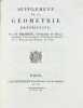 Géométrie descriptive ; quatrième édition augmentée d'une Théorie des ombres et de la perspective extraite des papiers de l'auteur par M. Brisson.. ...