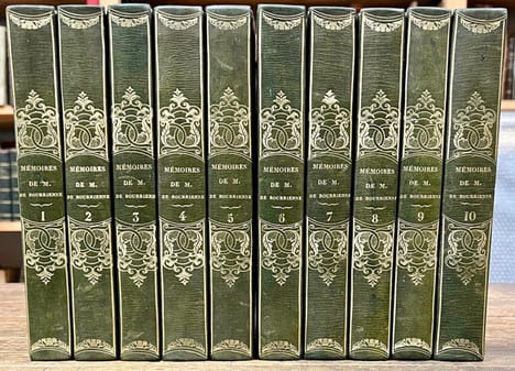 Mémoires de M. de Bourrienne sur Napoléon, le Directoire, le Consulat, l'Empire et la Restauration.. BOURRIENNE (Louis-Antoine Fauvelet de).