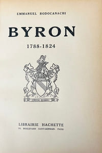 Byron. 1788-1824.