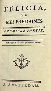 Félicia ou Mes fredaines.