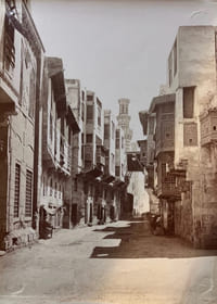 [Égypte]. Album de 102 photographies de monuments et de paysages d'Egypte, tirages d'époque sur papier albuminé montés sur carton.