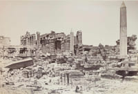[Égypte]. Album de 102 photographies de monuments et de paysages d'Egypte, tirages d'époque sur papier albuminé montés sur carton.