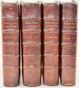 [Bible. Nouveau Testament (français). 1692]. Le Nouveau Testament en franc ois, avec des reflexions morales sur chaque verset, pour en rendre la ...