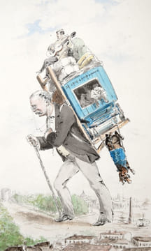 [Archives Jules Audéoud. Manuscrit]. Le Déménagement sans pareil. Du n°15 de la Rue de Hambourg au n°52 de la Rue Ampère. Septembre 1880. Fait pour ...