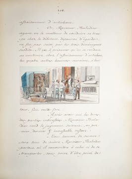 [Archives Jules Audéoud. Manuscrit]. Le Déménagement sans pareil. Du n°15 de la Rue de Hambourg au n°52 de la Rue Ampère. Septembre 1880. Fait pour ...