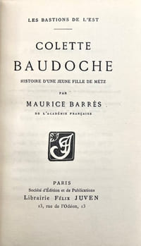 Colette Baudoche. Histoire d'une jeune fille de Metz.