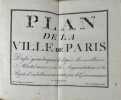 La Topographie de Paris, ou Plan détaillé de la Ville de Paris et de ses Faubourgs.. MAIRE (Nicolas).
