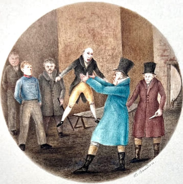 [Affaire Fualdès (1817)]. BAUDON (Auguste). La complainte de Fualdès mise en figures humoristiques.. undefined