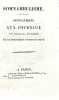 Somnambulisme. Supplémens aux journaux dans lesquels il a été question de ce phénomène physiologique.. [Vély (abbé de)].