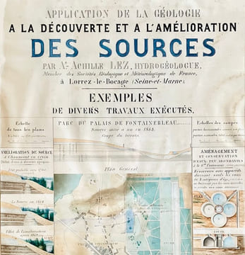 [Seine-et-Marne]. Application de la Géologie à la découverte et à l'amélioration des sources par A. Achille Lez Hydrogéologue. Membre des Sociétés ...
