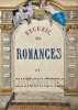 [Chansonnier manuscrit]. Recueil de romances et chansonnettes.. 