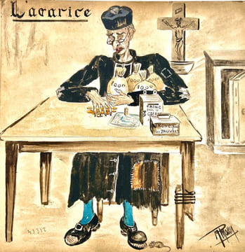 [Caricature]. Les Sept Péchés Capitaux.. undefined