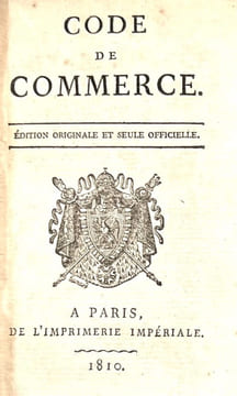Code de commerce.. undefined