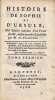 Histoire de Sophie et d'Ursule, ou lettres extraites d'un portefeuille, mises en ordre & publiees par M. de Charnois.. LE VACHER DE CHARNOIS (Jean ...