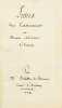 [Picardie. Manuscrit]. Lettres sur l'Akousmate ou bruits aëriens d'Ansacq. Par M. Treüillot de Proncour, curé d'Ansacq.. Treüillot de Proncour ...