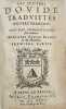 Les Epistres d'Ovide traduittes en vers françois avec des commentaires fort curieux. Par Claude Gaspar Bachet, S. de Méziriac.. BACHET ...