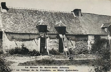 [Nantes. Marie-Julie Jahenny. Manuscrit]. J.M.J. Voyage à Blain. Diocèse de Nantes. . undefined