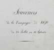 [Guerre de 1870. Manuscrit]. Souvenirs de la Campagne de 1870 du 23 juillet au 14 septembre.. 