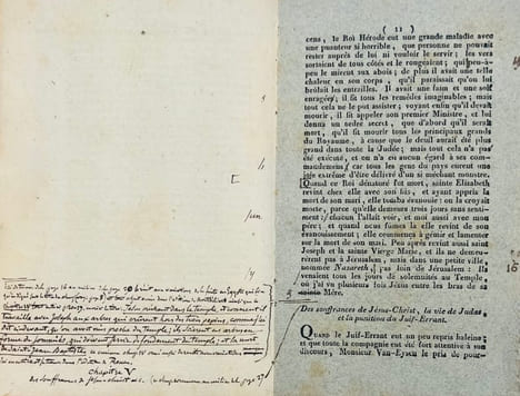 [Colportage. Montbéliard]. Histoire Admirable du Juif Errant, Lequel depuis l’an 33, jusqu’à l’heure présente, ne fait que marcher : contenant sa ...