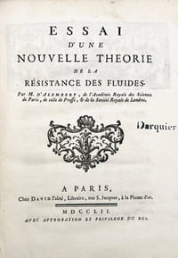 Essai d'une nouvelle théorie de la résistance des fluides.