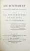 Du Sentiment consid&eacute;r&eacute; dans ses rapports avec la litt&eacute;rature et les arts.. BALLANCHE (Pierre-Simon).