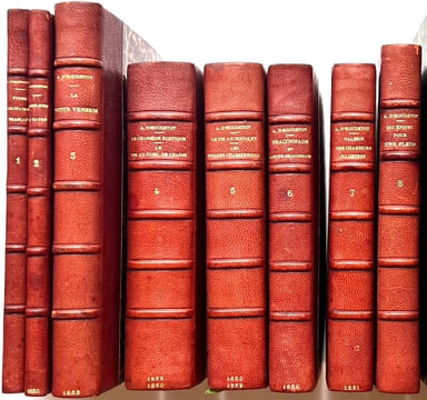 Collection de 10 titres.. HOUDETOT (Adolphe d').
