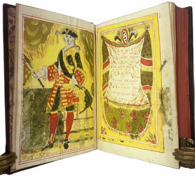 [Bourgogne. Manuscrit]. La Vie d'Olivier Cromwel par Gregoire Leti. Tome Premier. [Tome second.] A Basoches ce dix neuf mars [vingt quatre may] 1749.. ...