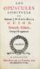 Opuscules spirituels. Nouvelle &eacute;dition, corrig&eacute;e et augment&eacute;e.. GUYON (Jeanne-Marie).