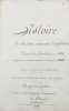 [Manuscrit]. Histoire de la dette nationale d'Angleterre depuis la R&eacute;volution en 1688 jusqu’au commencement de l’ann&eacute;e 1800. Avec un expos&eacute; ...