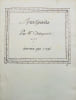 [Convention thermidorienne. Manuscrit]. Mes &Eacute;pisodes par Mr. Delaporte. Ann&eacute;es 1794 & 1795.. 