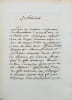 [Convention thermidorienne. Manuscrit]. Mes &Eacute;pisodes par Mr. Delaporte. Ann&eacute;es 1794 & 1795.. 