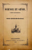 Science et g&eacute;nie, conte fantastique, par &Eacute;mile Erckmann-Chatrian.. ERCKMANN-CHATRIAN.