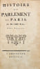 Histoire du Parlement de Paris, par M. l'abb&eacute; Big.... [VOLTAIRE].