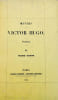 Marie Tudor. [Oeuvres de Victor Hugo. Drames. VI].. HUGO (Victor).