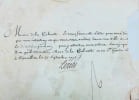 [Languedoc. N&icirc;mes. Math&eacute;i de la Calmette de Valfons]. Correspondance des Grands Personnages de la Cour adress&eacute;e &agrave; Charles Mathieu de La Calmette, ...