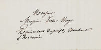 Lettre autographe sign&eacute;e.. MURGER (Henry).
