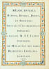 [Orl&eacute;ans. Impression au pochoir XVIIIe]. Messe Royale, Repons, Hymnes, Proses, et Antiennes pour les F&ecirc;tes principales pr&eacute;sent&eacute;s &agrave; Madame M.J.F. ...