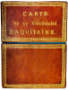 Carte de la G&eacute;n&eacute;ralit&eacute; d'Aquitaine d&eacute;di&eacute;e &agrave; Monsieur de N&eacute;ville, Intendant de la Province. Par son tr&egrave;s humble et tr&egrave;s ob&eacute;issant serviteur de Belleyme ...